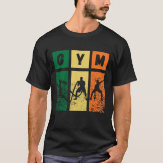 T-shirt à manches courtes pour salle de sport