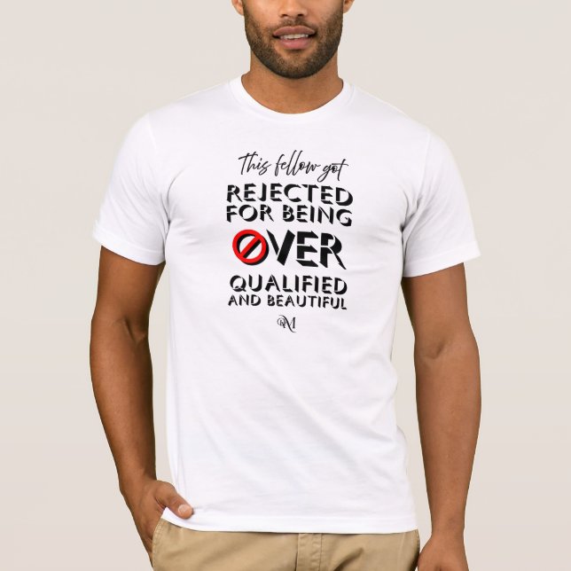 T-shirt à manches courtes : sur qualifié (blanc) (Devant)