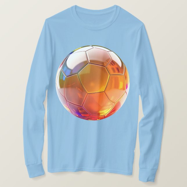 T-shirt à manches longues à bille d'or (Design devant)