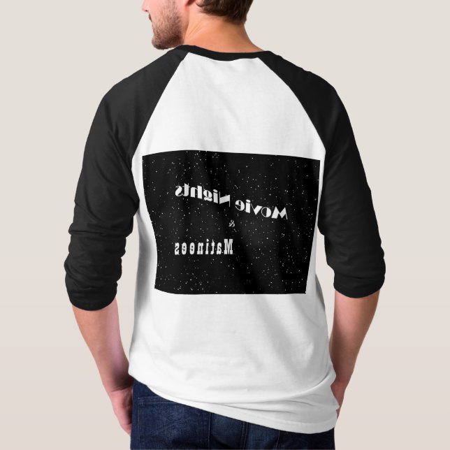 T-shirt à manches longues à deux côtés pour hommes (Dos)