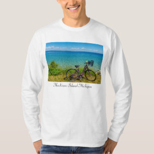 T-shirt à manches longues à vélo de l'île Mack