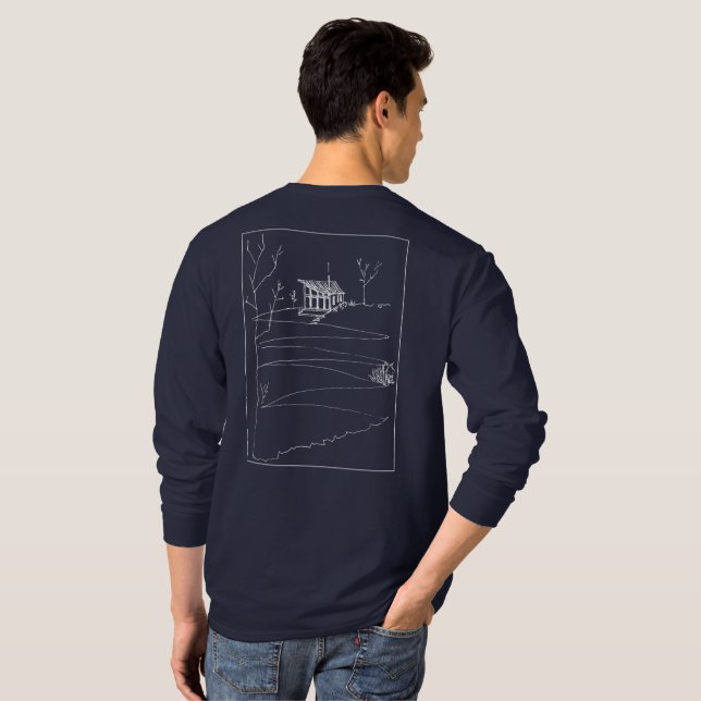 T-Shirt à manches longues Arketekcher - foncé (Dos entier)