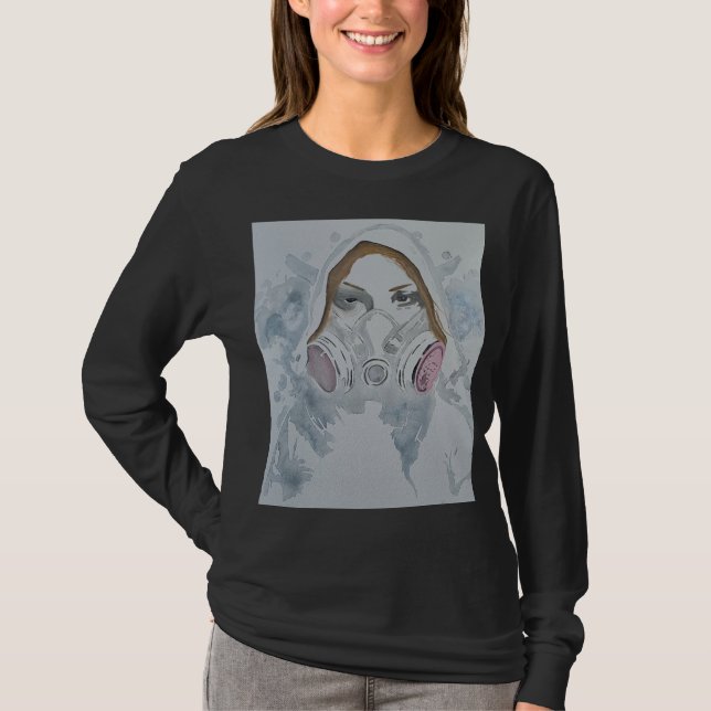 T-shirt à manches longues, art non transparent (Devant)