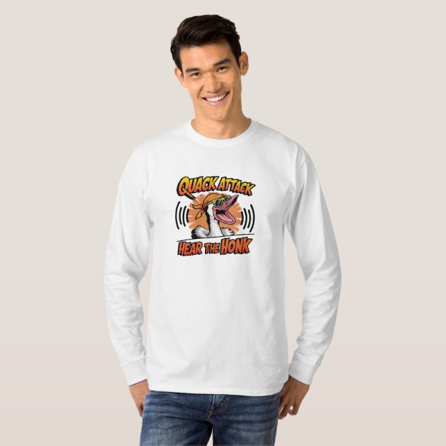 T-Shirt à manches longues, attaque rapide (Devant entier)