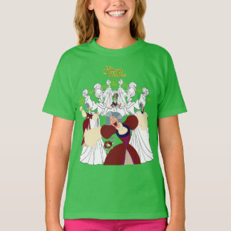 T-shirt à manches longues avec croquis de princess