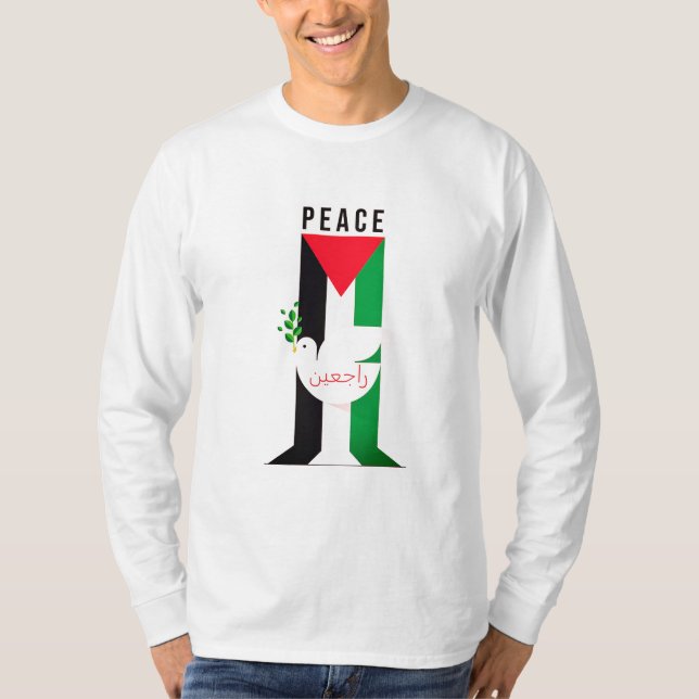 T-Shirt à manches longues basiques « Nous reviendr (Devant)