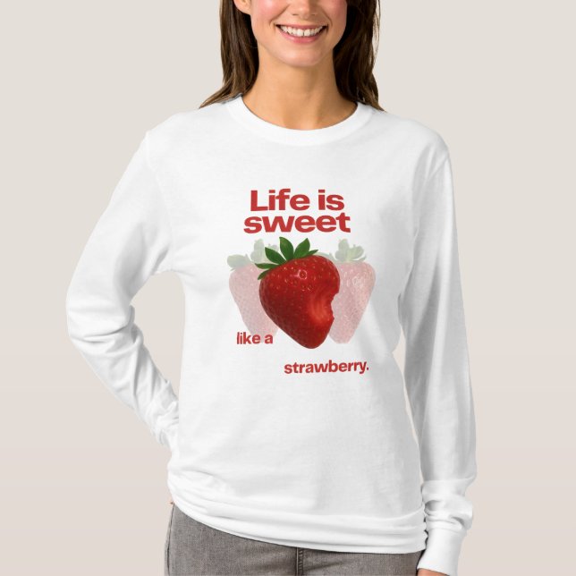 T-Shirt à manches longues Berry Cute (Devant)
