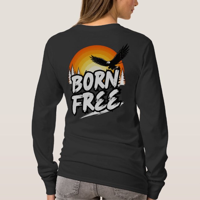 T-Shirt à manches longues Born Free Eagle (Dos)