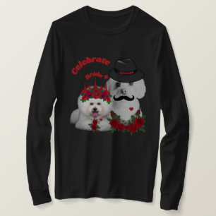 T-shirt à manches longues Celebrate Bride & Groom