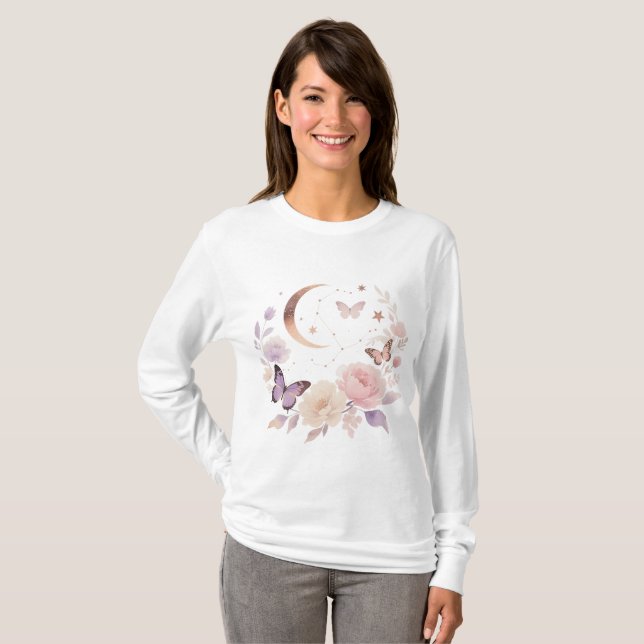 T-shirt à manches longues de base (Devant entier)