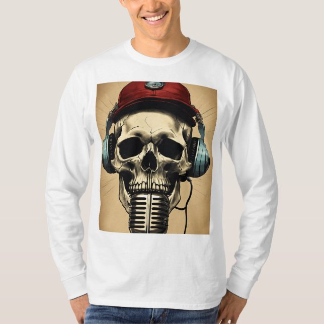 T-shirt à manches longues de base avec micro (Devant)