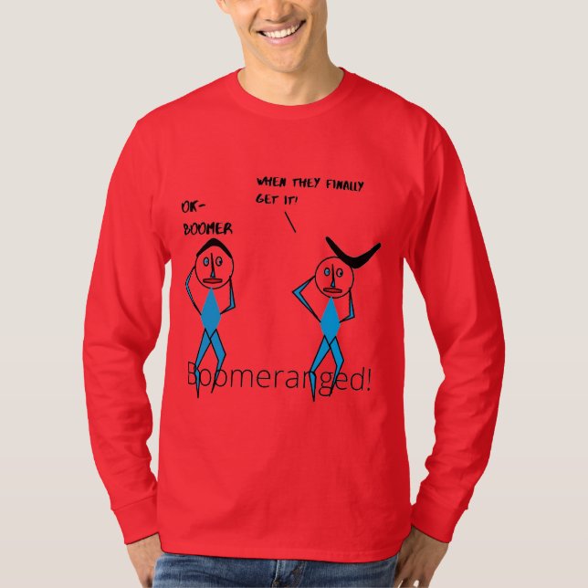 T-shirt à manches longues de base pour hommes (Devant)