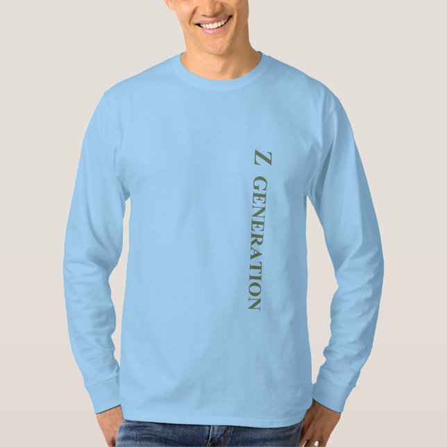 T-shirt à manches longues de génération Z (Devant)