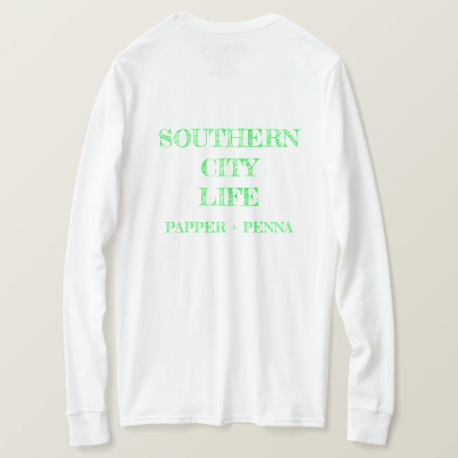 T-shirt à manches longues de Southern City Life (Design dos)