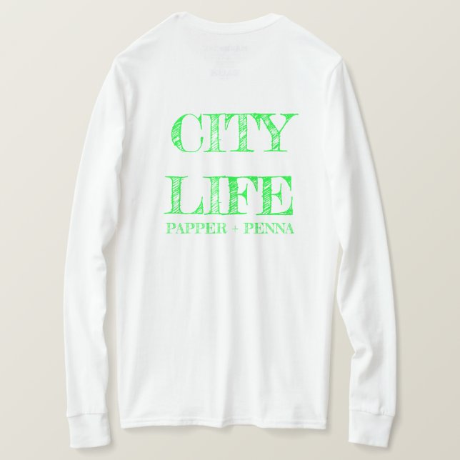 T-shirt à manches longues de Southern City Life (Design dos)
