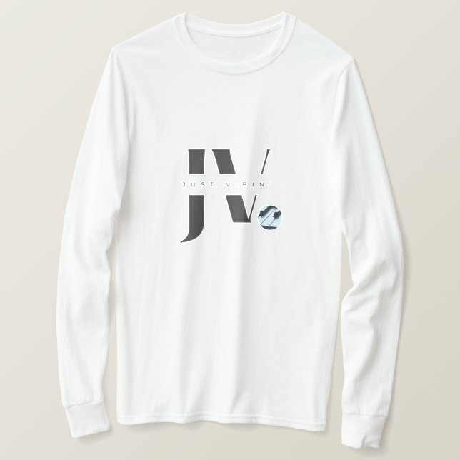 T-shirt à manches longues de Vibin (contemporain) (Design devant)