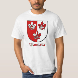 T-shirt à manches longues du bouclier familial de