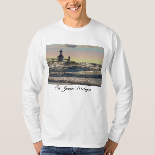 T-shirt à manches longues du phare Saint-Joseph (Devant)