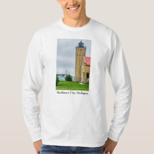T-shirt à manches longues du pont Mackinac et du p