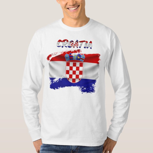 T-shirt à manches longues en Croatie (Devant)