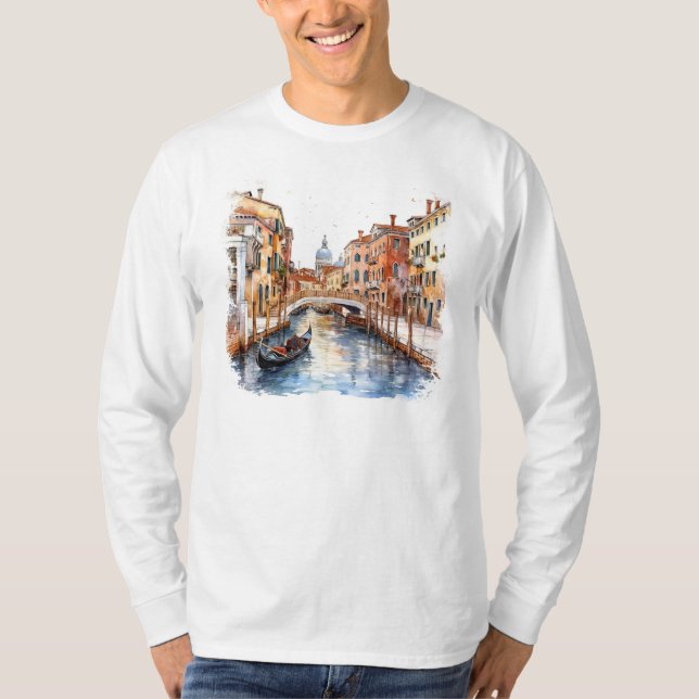 T-shirt à manches longues en Italie (Devant)