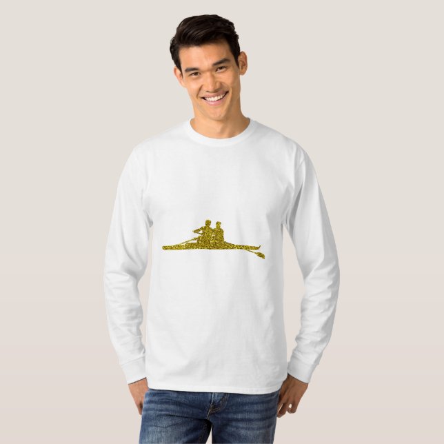 T-Shirt à manches longues Golden Rowing (Devant entier)