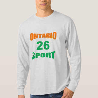 T-Shirt à manches longues gris ONTARIO SPORT 26