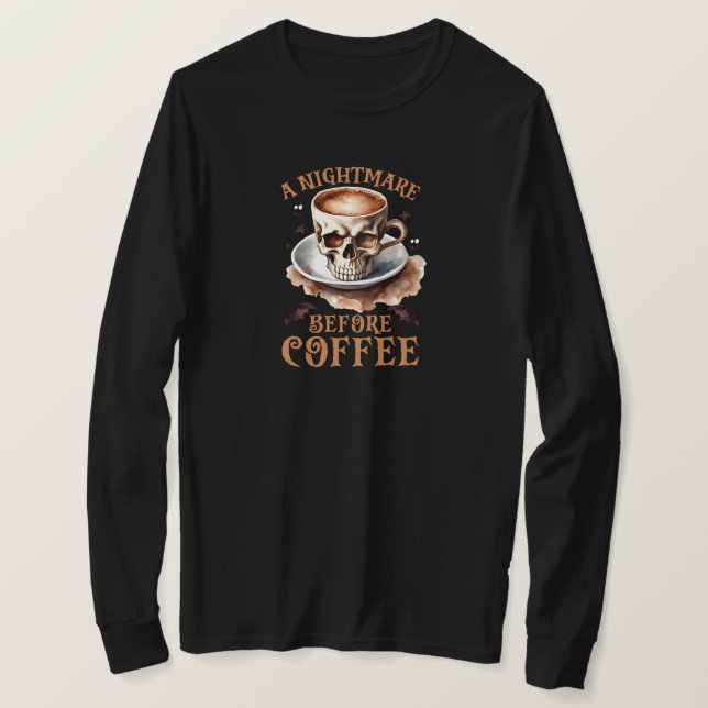 T-Shirt à manches longues Halloween (Design devant)