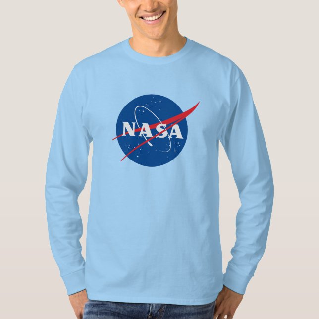 T-shirt à manches longues Iconique de la NASA (ble (Devant)