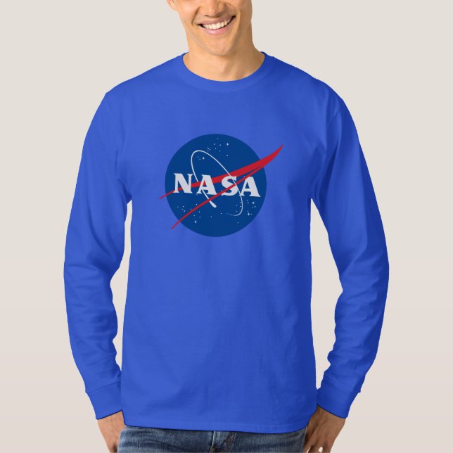 T-shirt à manches longues Iconique de la NASA (ble (Devant)