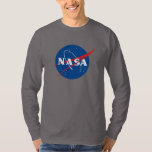T-shirt à manches longues Iconique de la NASA (gri<br><div class="desc">AVIS IMPORTANT : Insignes et identificateurs de la NASA fournis et utilisés avec la permission de la NASA.</div>