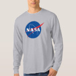 T-shirt à manches longues Iconique de la NASA (gri<br><div class="desc">AVIS IMPORTANT : Insignes et identificateurs de la NASA fournis et utilisés avec la permission de la NASA.</div>