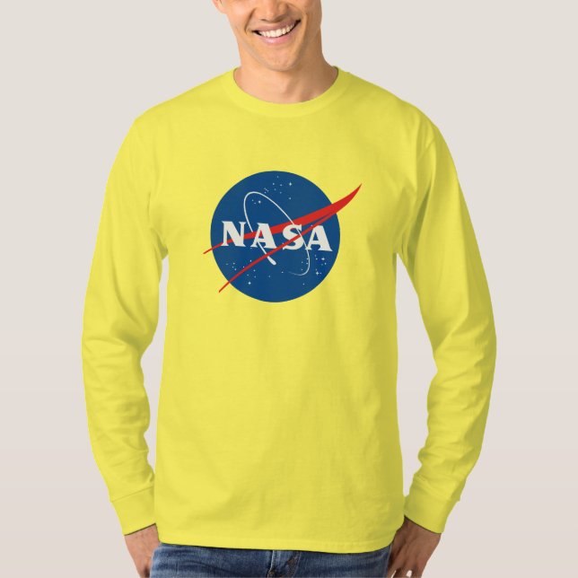 T-shirt à manches longues Iconique de la NASA (jau (Devant)