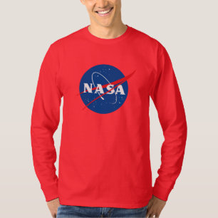 T-shirt à manches longues Iconique de la NASA (rou