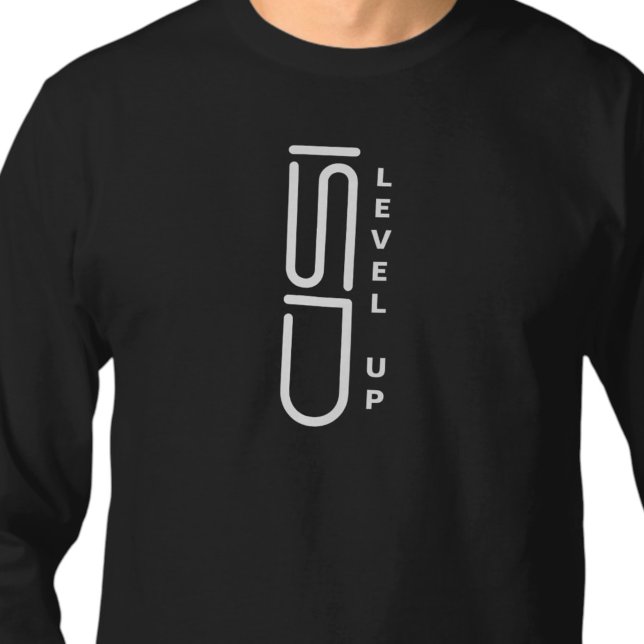 T-Shirt à manches longues ISD Unisexe Level Up (Créateur téléchargé)