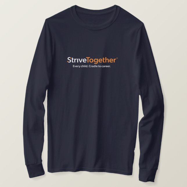 T-Shirt à manches longues - Navy (Design devant)