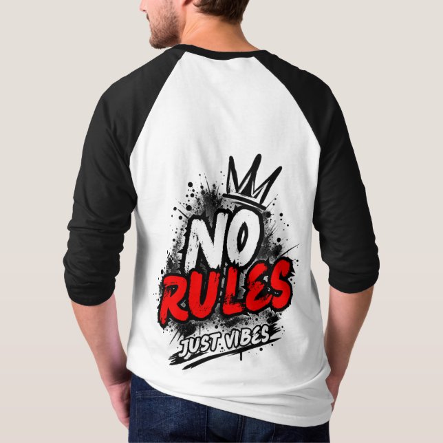 T-Shirt à manches longues No Rules (Dos)