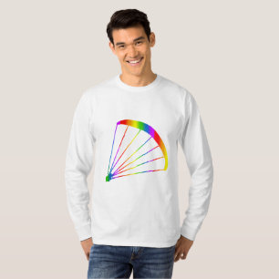 T-Shirt à manches longues parapente arc-en-ciel co