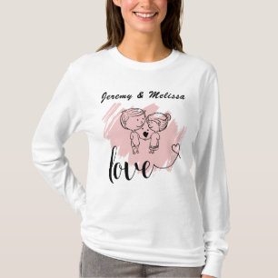 T-shirt à manches longues personnalisable de la Sa
