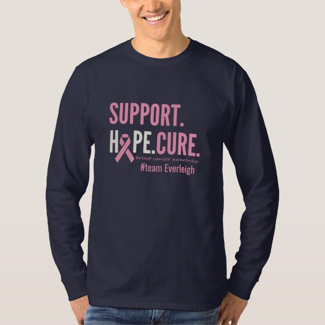 T-shirt à manches longues personnalisées (Devant)