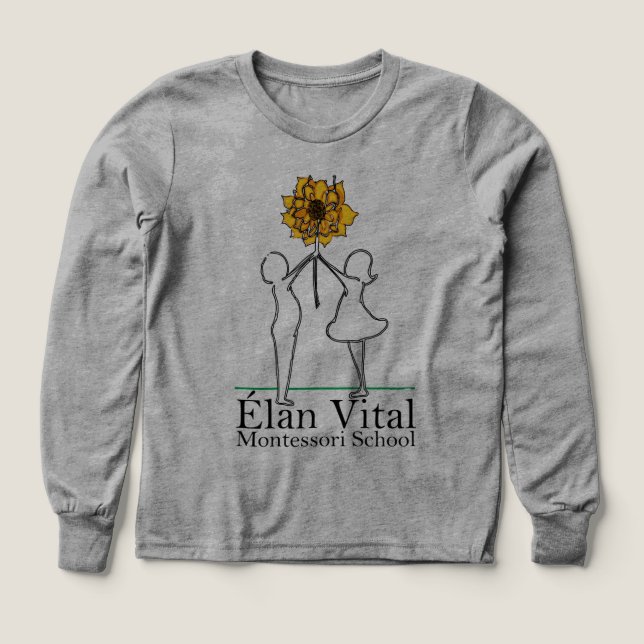T-shirt à manches longues pour enfants EVM  (Motif recto)