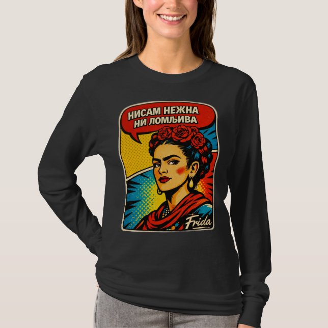 T-Shirt à manches longues pour femme Frida (Devant)