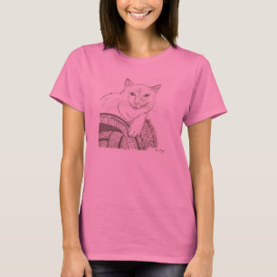 T-Shirt à manches longues pour femmes avec portrai