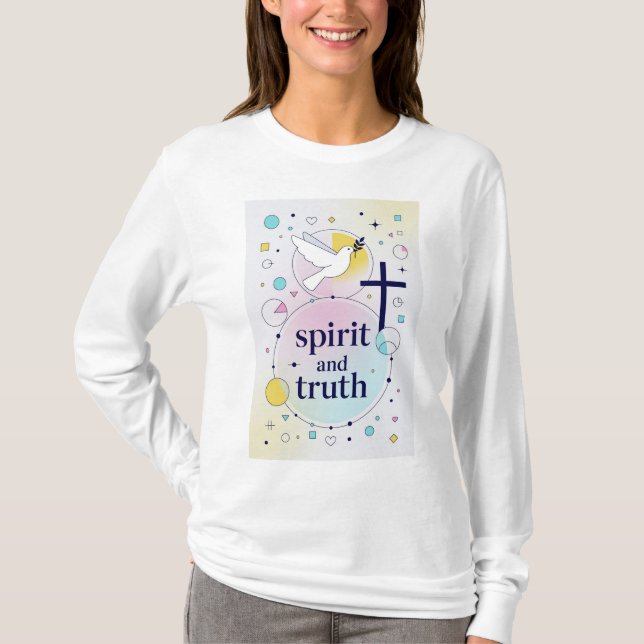 T-shirt à manches longues pour femmes chrétiennes  (Devant)