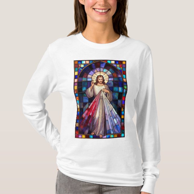T-shirt à manches longues pour femmes Divine Misér (Devant)