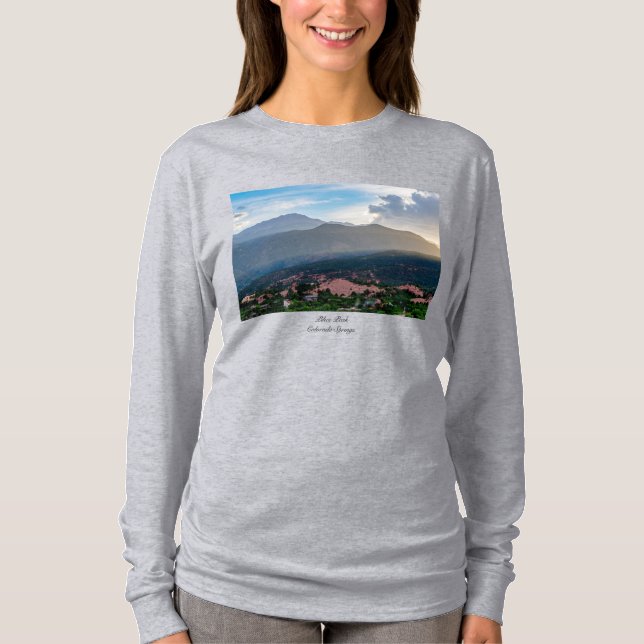 T-shirt à manches longues pour femmes Hazy Pikes P (Devant)