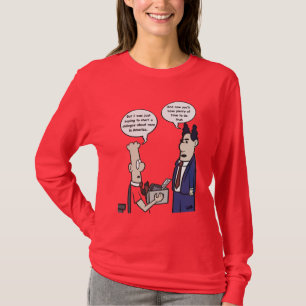 T-shirt à manches longues pour femmes Rant Cartoon