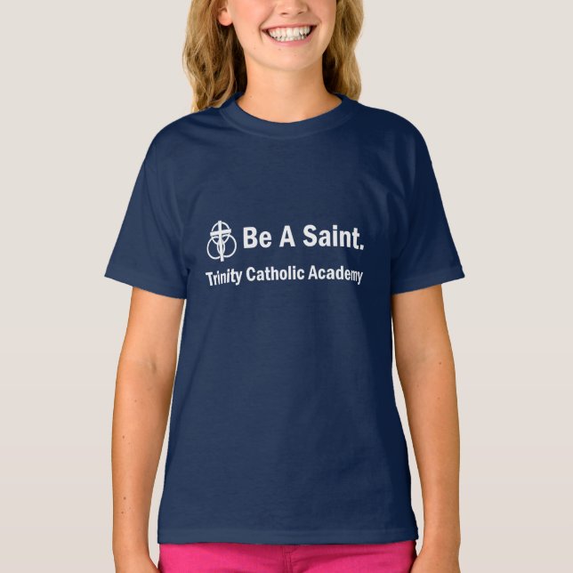 T-shirt à manches longues pour fille : Soyez un Sa (Devant)