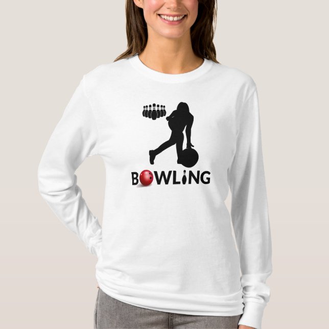 T-shirt à manches longues pour la femme Bowling (Devant)