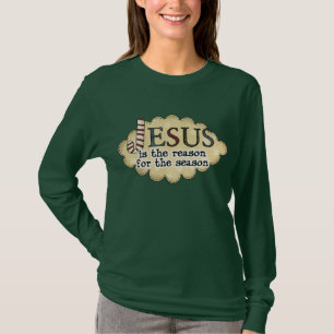 T-shirt à manches longues pour Noël religieux des 